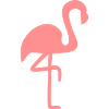Flamingo Pink Tier Geschenk