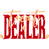Leckerli-Händler Pfotenabdruck Typografie