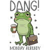Frog tired on Monday