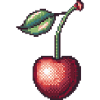 Retro Pixel Cherry