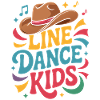 Line Dance Kids Motif