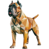 Mastiff - Cool Low Poly  Logo