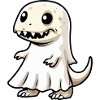 Dinosaur T-Rex Halloween Ghost