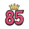 Couronne à 85 chiffres