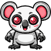 Koala Halloween Comic Funny