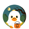 Lustiges Halloween – Süßes oder Tweet Entlein