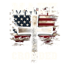 Make Heaven Crowded Cross Flag Design