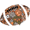 Floral Football Mosaic