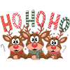 Reindeer Trio Christmas Cheer