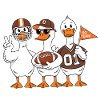 Team Ducks Football Trio
