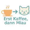 First coffee, then meow