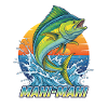 Mahi Mahi Jump at Sunset