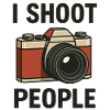 I Shoot People Camera Cartoon