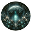 Forêt lunaire circulaire