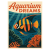 Aquarium Dreams Poisson Affiche