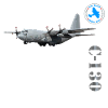 C-130 Transportflugzeug