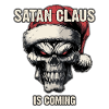 Skull with Santa hat