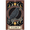 Goth Card Black Crow F-Caw-F