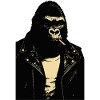 Gorilla Rebel Lederjacke
