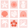 Nature Stamps Collage
