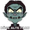 Böse Alte Frau Cartoon