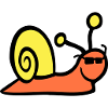 Snail Sunglasses Cute Cute Happy Cool
