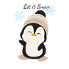 Cuddly Penguin Winter Magic