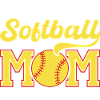 Softball Mom Retro Logo