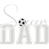 Soccer Dad Varsity Block Text