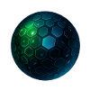 Neon Hexagon Sphere