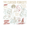 The Cursed Forest Movie Poster Halloween Forest