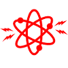Because Science Atom Red
