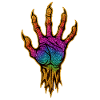 Golden Rainbow Claw | Claw makes cracks