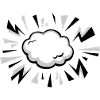 Comic Cloud with Lightning