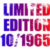 60e anniversaire Edition limitée 10/1965