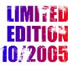 20th Anniversary Limited Edition 10/2005