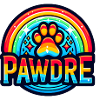 Rainbow Paw Print, Dad Dog Lover 