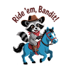 Riding Bandit Raccoon