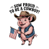 Sow Proud Cowboy Pig