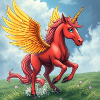 red unicorn