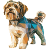 Shih Tzu - Cooles Low-Poly-Logo