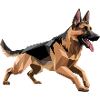 German Shepherd - Cool Low Poly Logo