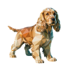 Cocker Spaniel - Cooles Low-Poly-Logo