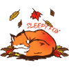 Sleeping Fox Autumn Dream Sleepy Fox