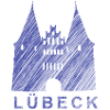 Lübeck Holsten Gate – Artistic Sketch Style