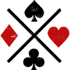 Playing cards contrast design