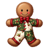 Gingerbread Weihnachtsmotiv Patchwork