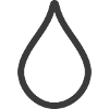 Simple Water Drop Icon Logo