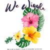 We Wiggle Hibiscus Tropical Flower