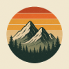 Sunset Summit Retro Circle